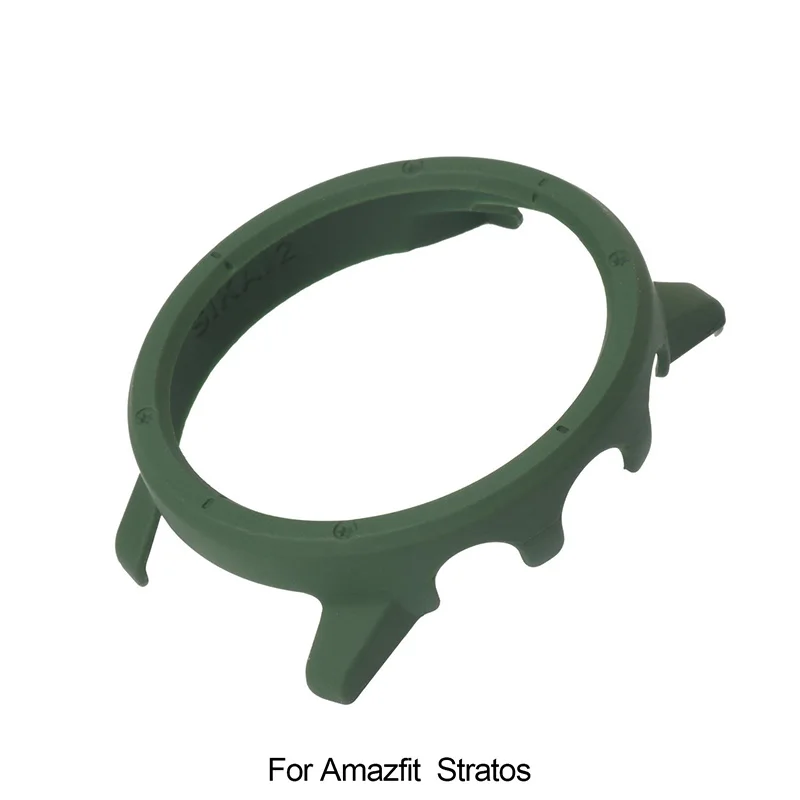 Чехол для Amazfit Bip Midong Pace 1 Stratos 2 Verge 3 Huami, чехлы для умных часов, SIKAI, защита, Жесткая Броня, бампер, ПК, цветной - Цвет: for Stratos 2 green