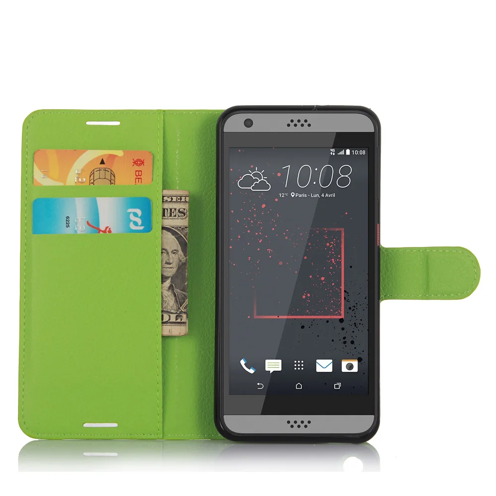 530 чехол для HTC личи шаблон кошелек карта Стент Флип кожаный черный D530 HTC530 чехлы |