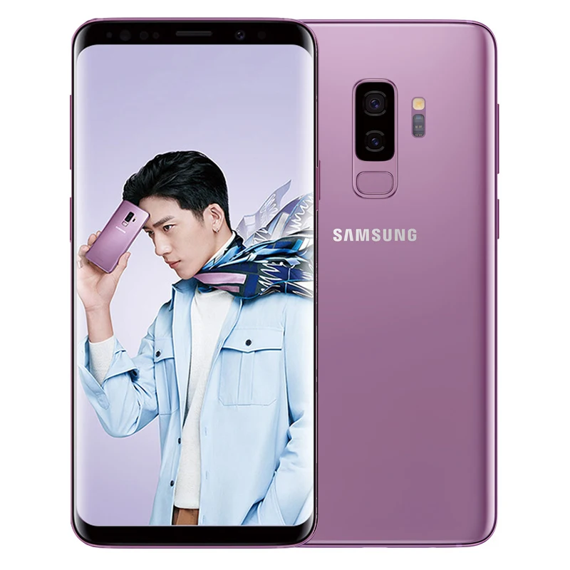 Samsung Galaxy S9 Plus S9+ G965U разблокированный мобильный телефон LTE Восьмиядерный 6," двойной 12 МП 6 ГБ ОЗУ 64 Гб ПЗУ NFC Snapdragon 845