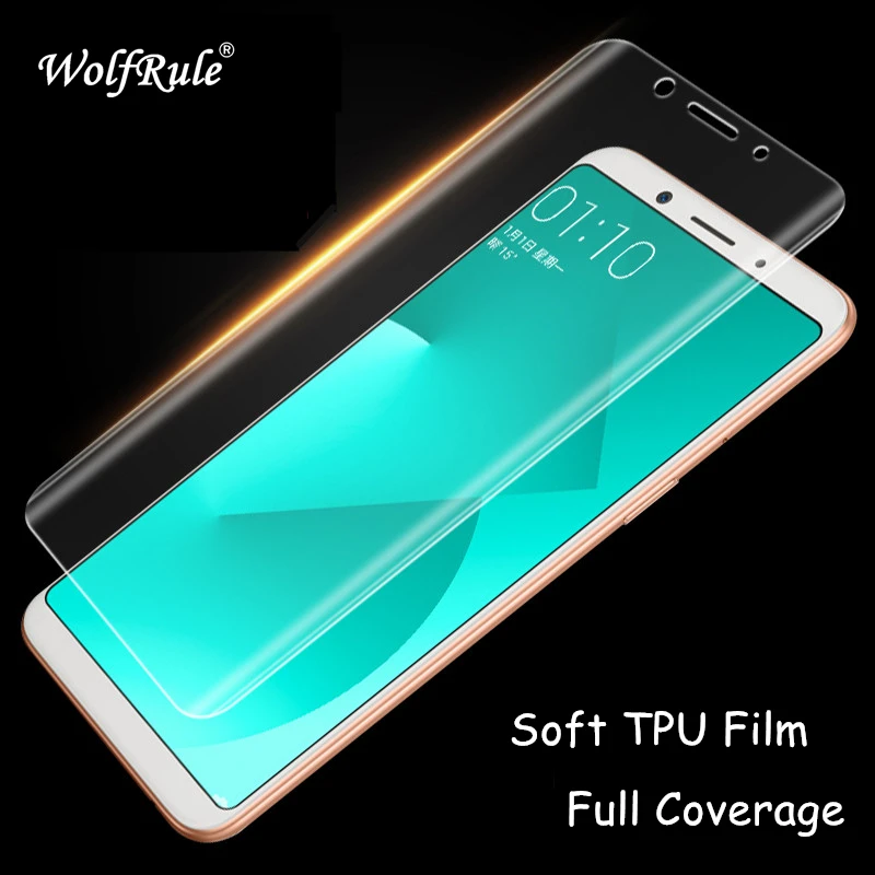 Полноэкранная защитная пленка OPPO A83 из мягкого ТПУ для мягкая нано телефона