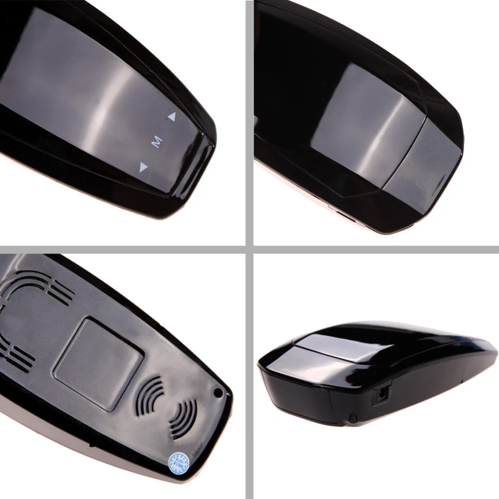 С (русский/английский) голосовой сенсорной панелью лазерный детектор для