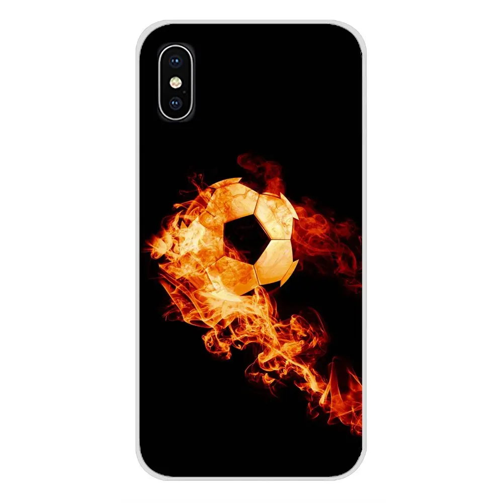Прозрачный чехол из ТПУ для Xiaomi Redmi Note 6A MI8 Pro S2 A2 Lite Se MIx 1 Max 2 3 Oneplus 6T Fire Football Soccer Ball |