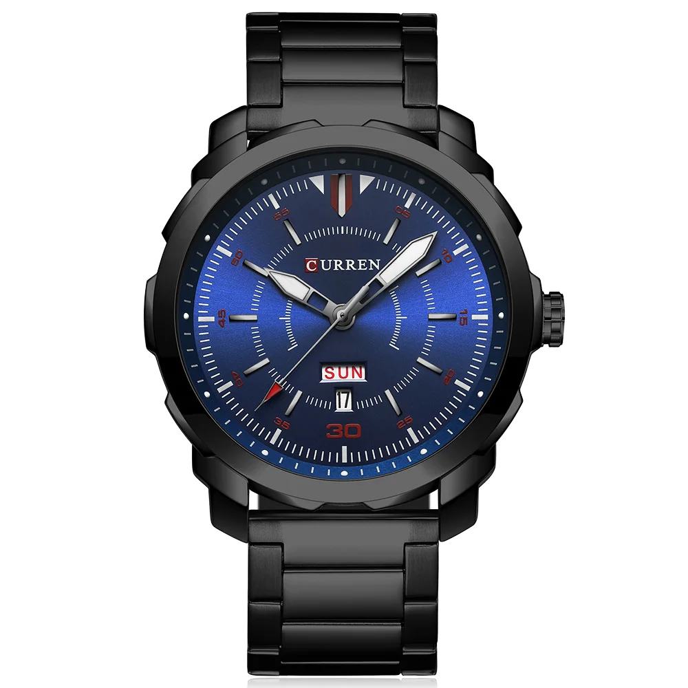 2017 Curren Для мужчин S Часы Лидирующий бренд роскошный мужской Военная Униформа