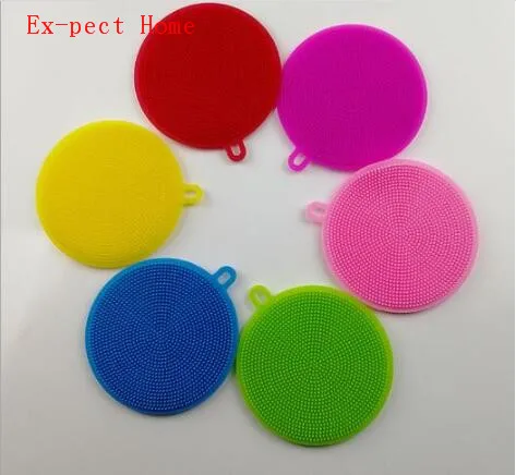 200 шт. силиконовые чистящие щётки для посуды|Чистящие щетки| |