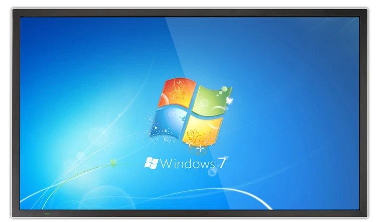 Led lcd tft hd cctv monitor 55 Inch Touch screen kiosk all in one PC TV