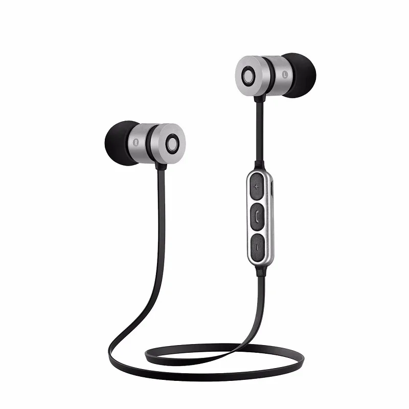 Наушники Bluetooth на шею Металлические Магнитные стерео наушники вкладыши