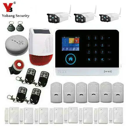 YoBang Security 3G WCDMA/CDMA беспроводная домашняя охранная сигнализация Система