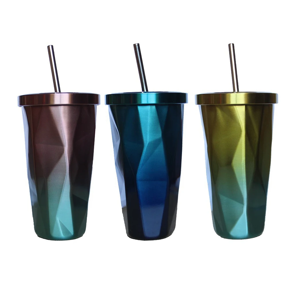 Кружка для кофе из нержавеющей стали Изолированная 500 мл тумблера чашка горячих и