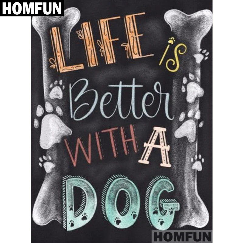 Алмазная живопись HOMFUN A01096 полноразмерная/круглая вышивка 5D сделай сам с