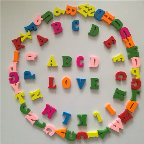 alphabet 50 шт. смешанные милые Мультяшные животные деревянные пуговицы 2 отверстия Скрапбукинг ремесла DIY Швейные аксессуары украшения принадлежности - Цвет: alphabet