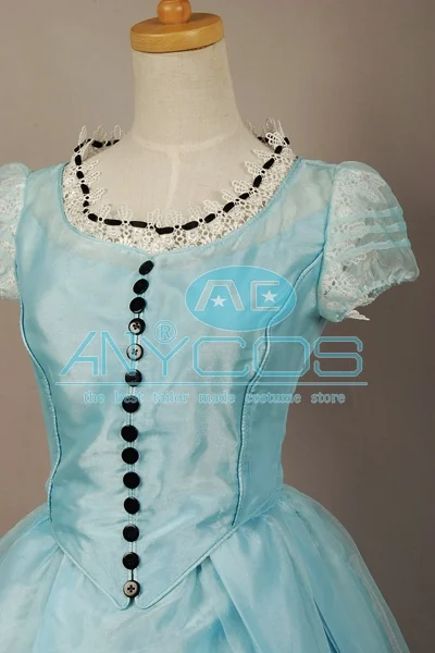 Костюм тима алисы синее платье на хэллоуин костюмы для косплея женщин заказ|cosplay