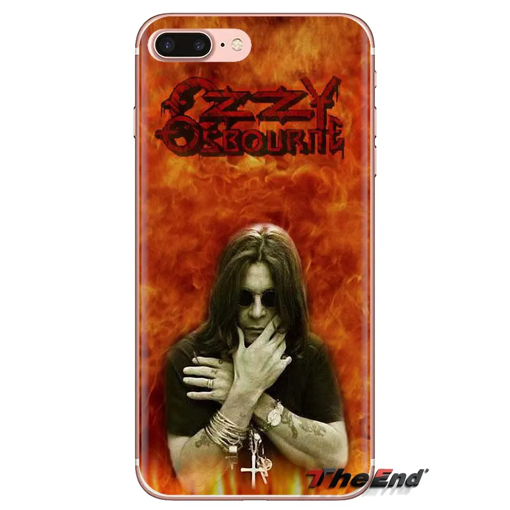 Silicone Shell Covers For Sony Xperia Z Z1 Z2 Z3 Z5 compact M2 M4 M5 C4 E3 T3 XA Huawei Mate 7 8 Y3II Ozzy Osbourne John Michael |