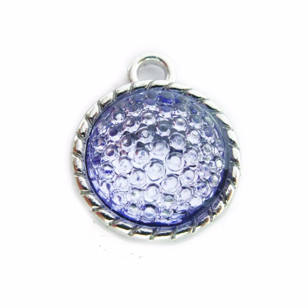 Смешанные стили камень по месяцу рождения 15*18 мм Висячие Подвески очаровательные