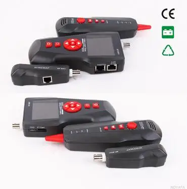 Noyafa дизайн NF-8601 POE PING lcd кабель Длина тестер сетевой тестер проверка для RJ11 RJ45 BNC кабели