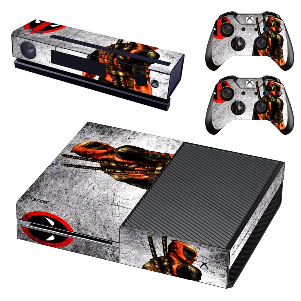 Новая наклейка «Дэдпул» наклейка кожи для Xbox one защитная пленка консоли+ 2 шт контроллер кожи
