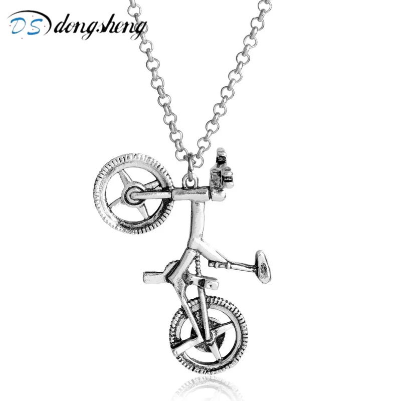 Dongsheng Велосипедное ожерелье серебряного цвета велосипедные подвески и ожерелья