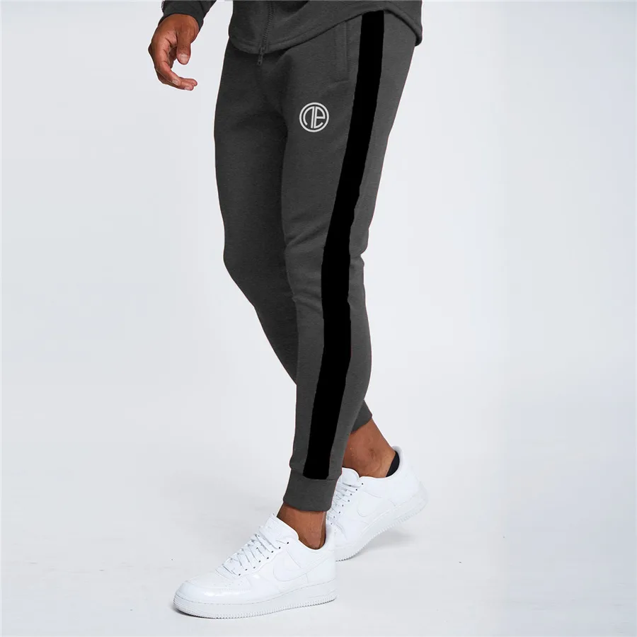Dark Gray Pants Новые мужские повседневные штаны тренировочные спортивные штаны для спортзала джоггеры брюки спортивные Леггинсы Спортивная одежда мужские брюки для бега длинные брюки - Цвет: Dark Gray Pants
