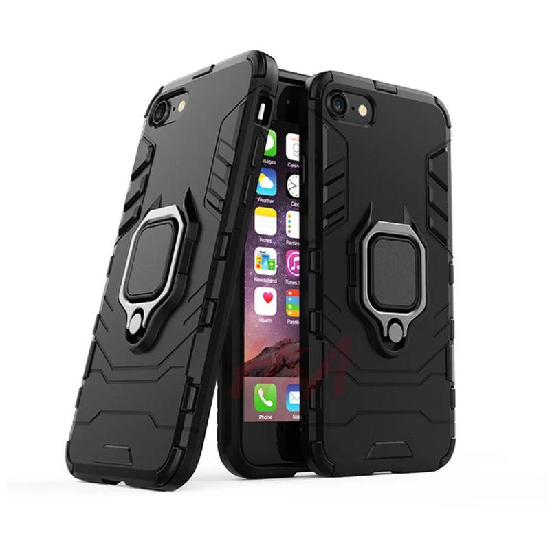 Чехол для телефона KISSCASE Armor iPhone 7 8 Plus X XS Max XR 6 6S чехол с кольцом пальца 11 2019 Pro 5 5S SE