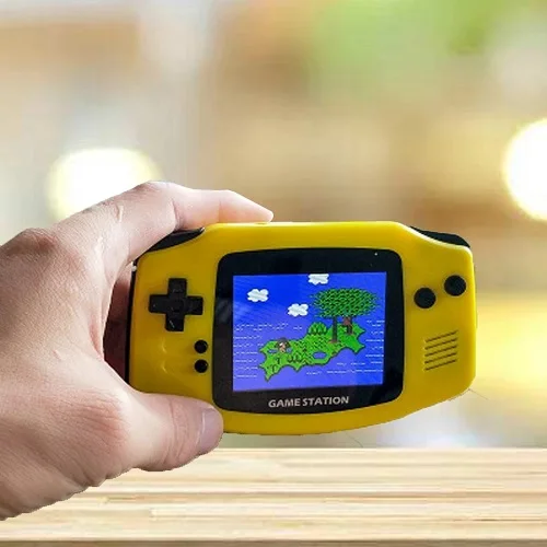 YELLOW WOLSEN, новинка, 8 бит, портативная игровая консоль, 300, Классическая игра, 2,6 дюймов, экран для игровой станции, коллекция игрушек - Цвет: YELLOW