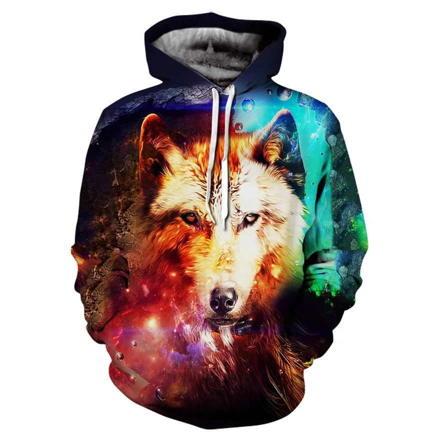 Mr.1991INC Brand 3d Printing Hoodies Men/Women Sweatshirts With Hat Cartoon Print Autumn Winter Loose Hoody Tops | Мужская одежда