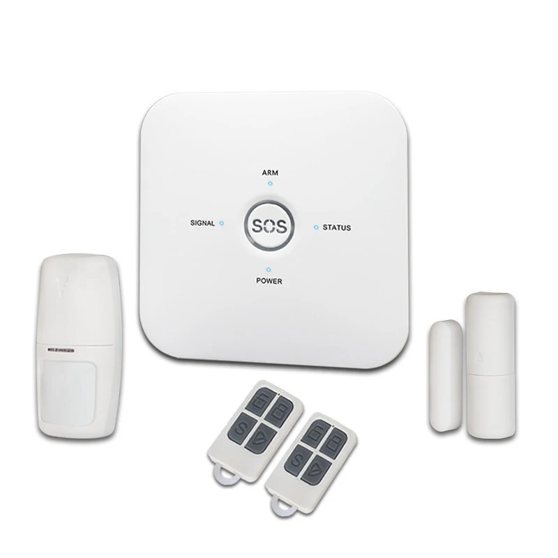 Wi-Fi + GSM Двойная сеть охранная приложение-будильник сирена с дистанционным