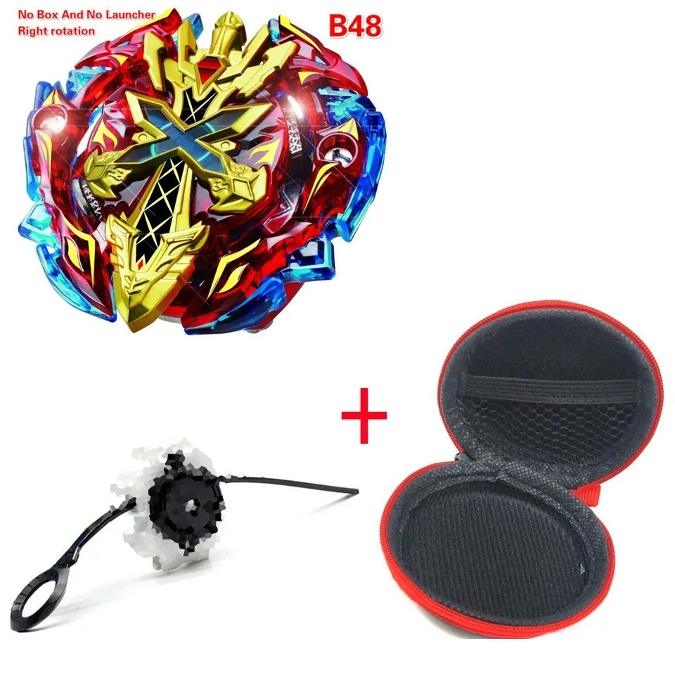 B48 Волчок Beyblade BURST B-133 B131 с пусковым устройством Bayblade Bey blade металл пластик Fusion 4D Подарочные игрушки для детей - Цвет: B48