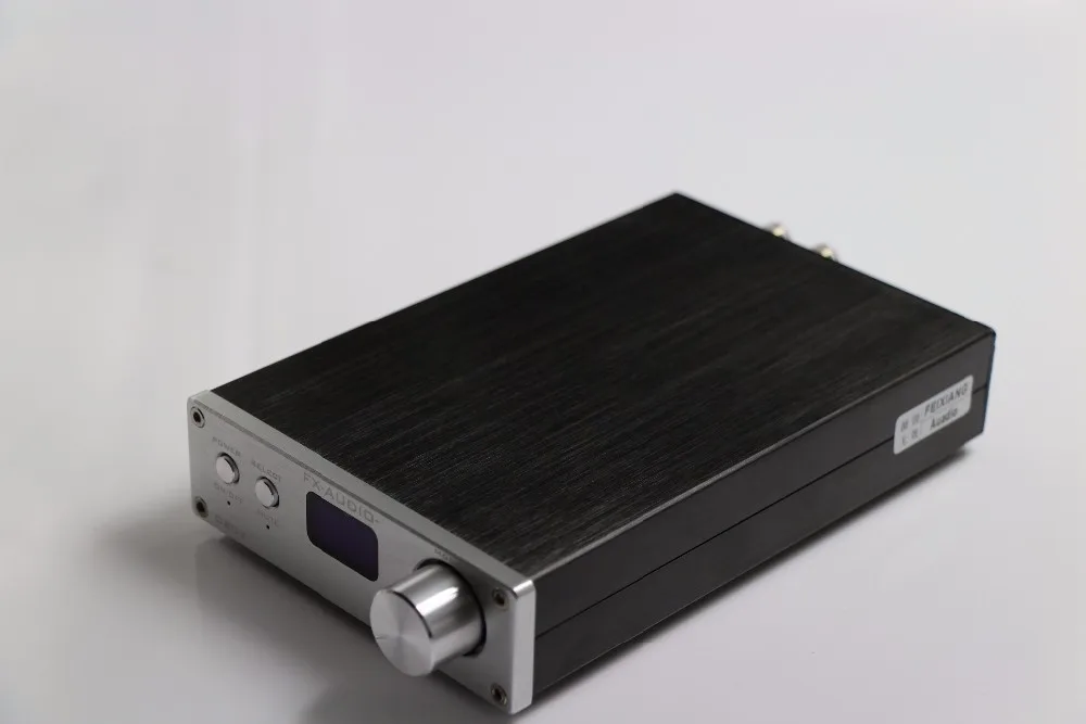FX-Audio D802 HiFi полный цифровой аудио усилитель вход USB/коаксиальный/оптический 24 бит/192 кГц 80 Вт+ 80 Вт OLED дисплей