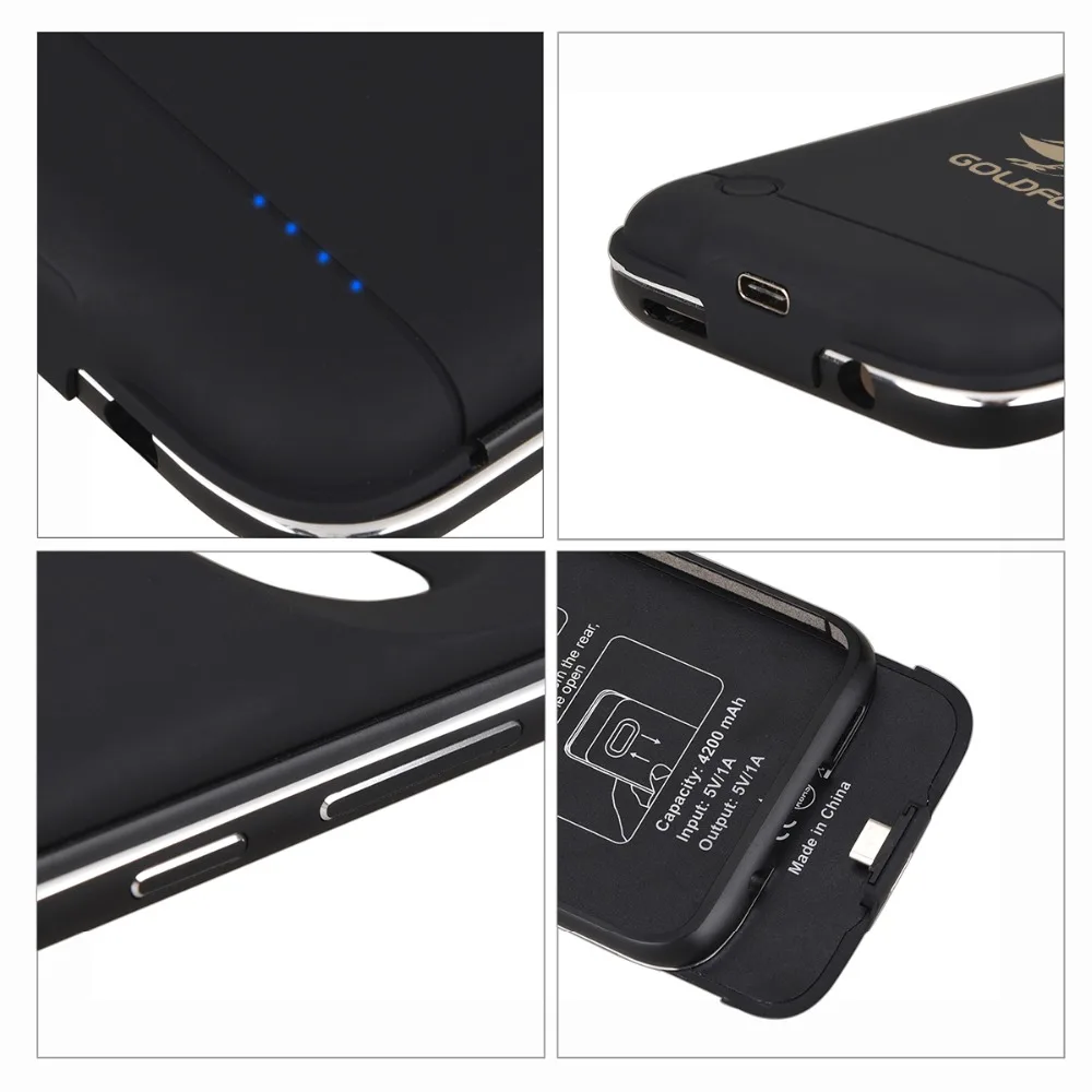 Новое поступление чехол для зарядного устройства для Samsung Galaxy S8 4200 mAh Чехол для аккумулятора наружный рюкзак чехол для банка питания