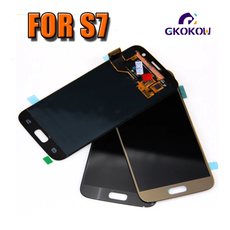 Телефон ЖК дисплей для Samsung Galaxy S7 G930 G930F G930A G930V G930P G930T мобильный телефон кодирующий