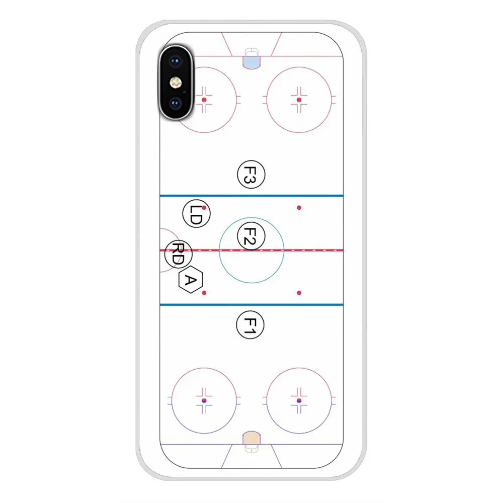 Чехол для мобильного телефона Apple iPhone X XR XS MAX 4 4S 5 5S 5C SE 6 6S 7 8 Plus ipod touch хоккейная
