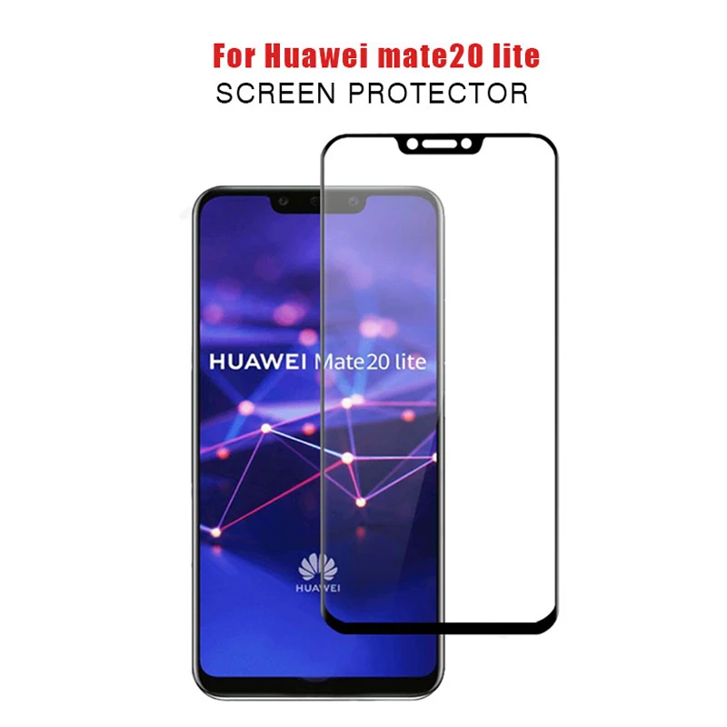 Подлинное Защитное стекло для huawei mate 20 lite защитный чехол экрана на huawey mate20 lit