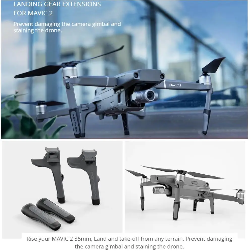 PGYTECH аксессуары комбо для MAVIC 2 Zoom чехол переноски пропеллера/контрольная палка