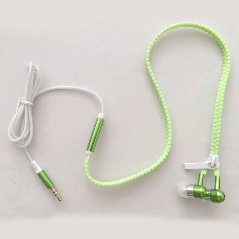 6 цветов Сияющие наушники светящиеся металлические Наушники Молния светится в