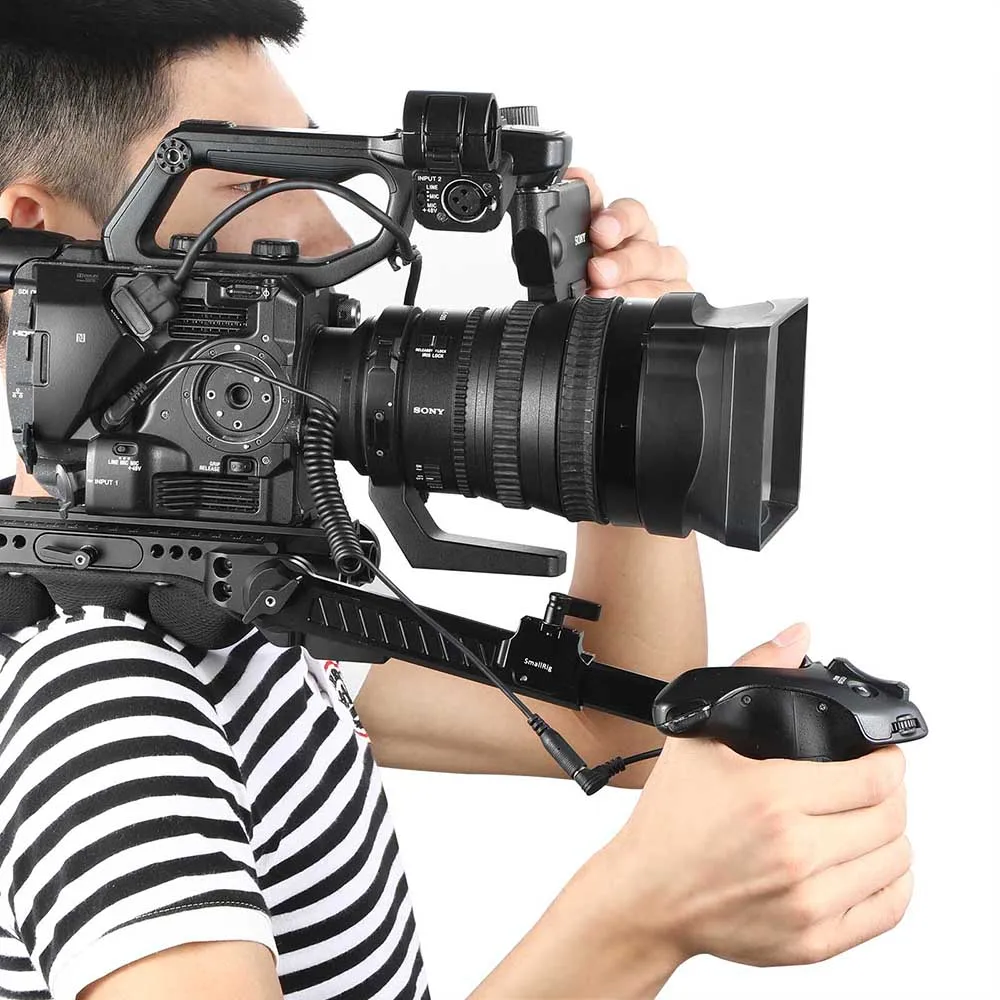 SmallRig для sony FS5 рукоятки адаптер крепление Arri rosette+ 2,5 мм LANC кабель-удлинитель для удлинителя быстросъемное Крепление-2192
