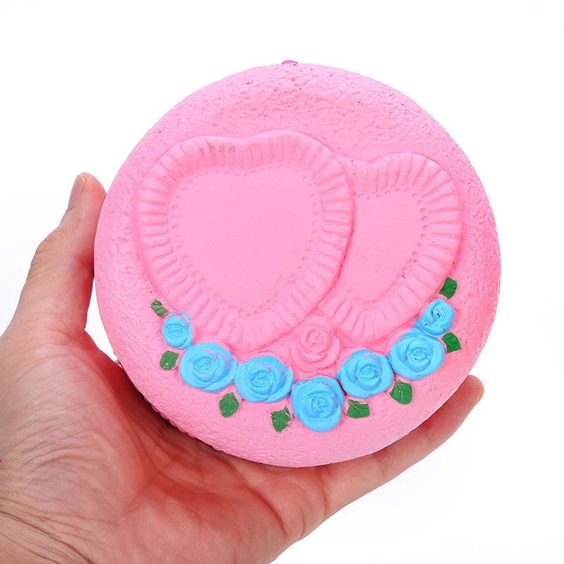 Jumbo super squishy squishies Набор Розовое Сердце Любовь Торт медленно растет свадебное