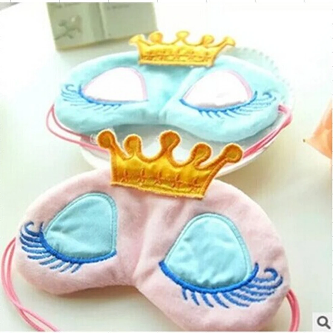 Повязка на голову для сна в стиле принцессы с короной и фантазийными