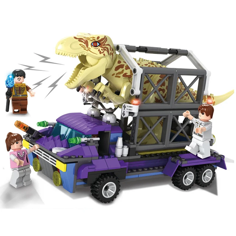 Из фильма Парк Юрского периода 2 динозавры строительные блоки тираннозавр рекс Т