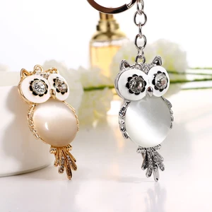 2017 NoEnName_Null new fashion cute cat cat owl keychain wallet & bag buckle holiday birthday gift