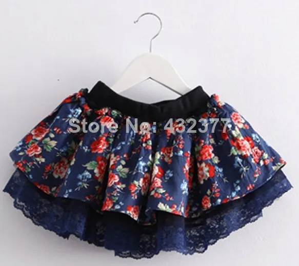Юбки для маленьких девочек Новая коллекция 2016 года пасторальный стиль юбка с