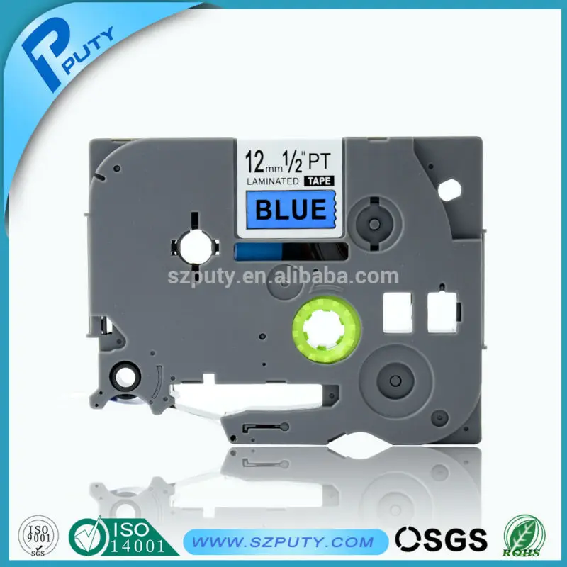 1 шт. PTZ TZ531 TZe531 TZe 531 TZe-531 12 мм черный на голубом этикетке ленты совместимы с P-touch