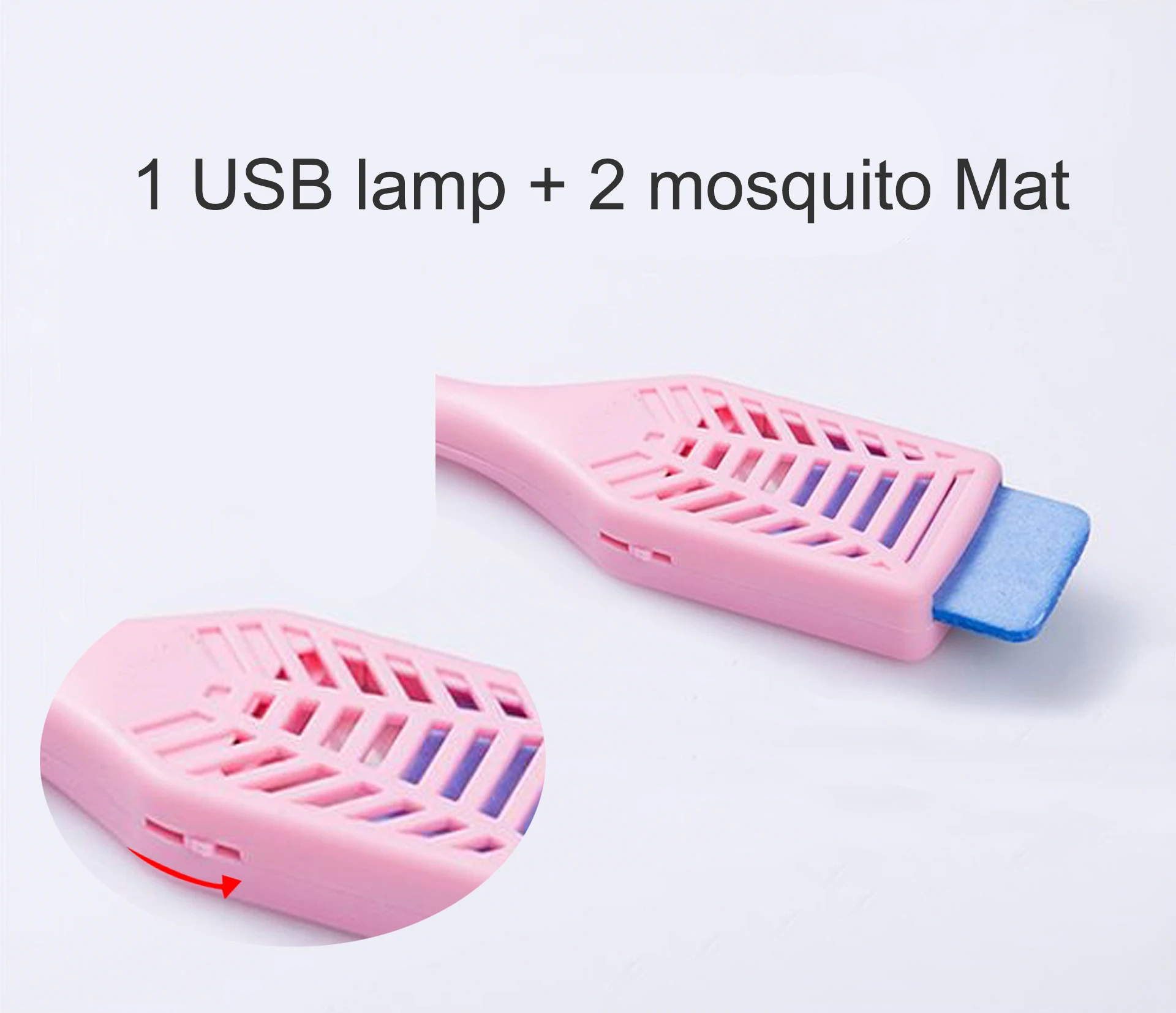 Портативная мини-USB лампа для уничтожения комаров Противомоскитный репеллент с