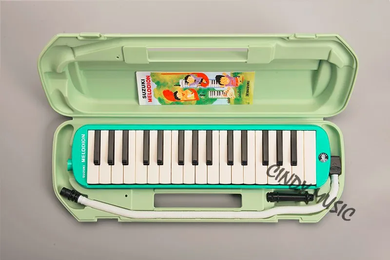 Suzuki mx-32d Alto Melodion/студент Мелодические гармоники/pianica(с сумкой, протирочная ткань.) Подарок выбора