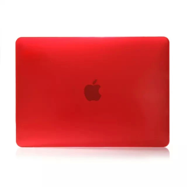Кристально прозрачный жесткий чехол для ноутбука для apple macbook Pro 13 15 Pro retina 13 15 Air 11 13 сумка для ноутбука - Цвет: red