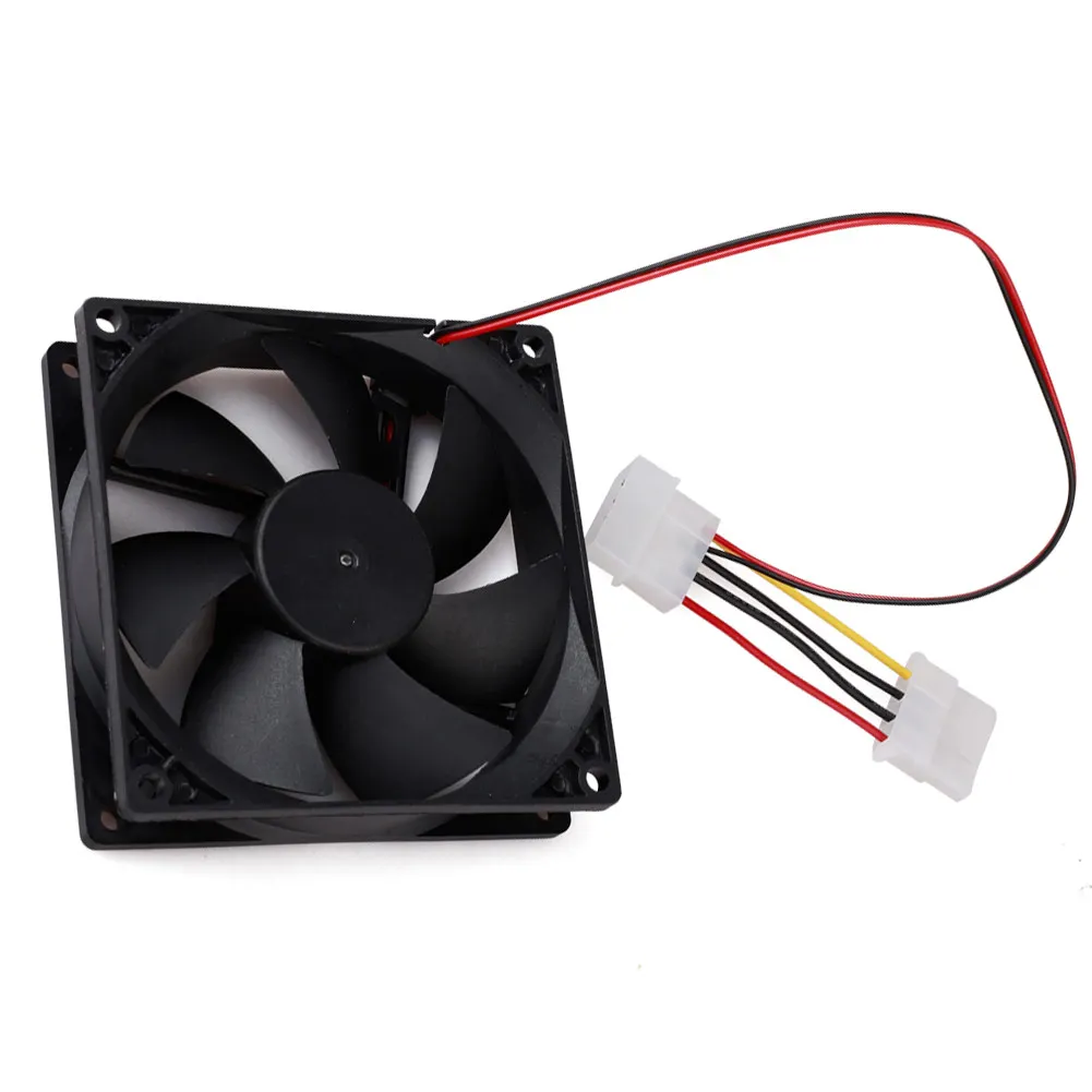 Кулер для процессора ПК бесшумный охлаждающий вентилятор корпуса 12 В 4 контакта 90