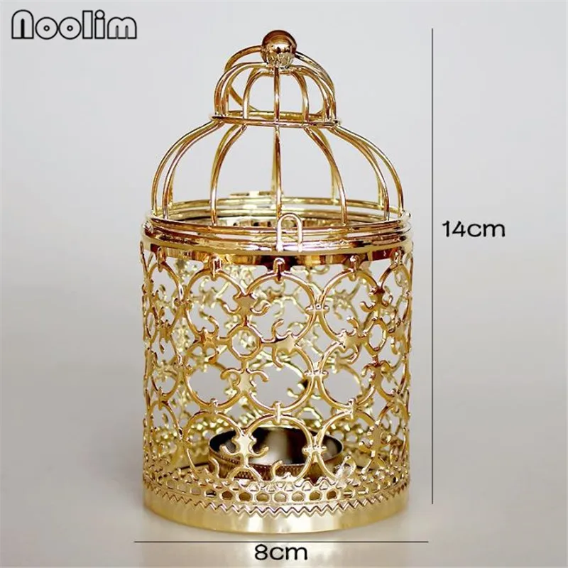 Европейский стиль металлическая клетка для птиц подсвечник Ремесло товары дома