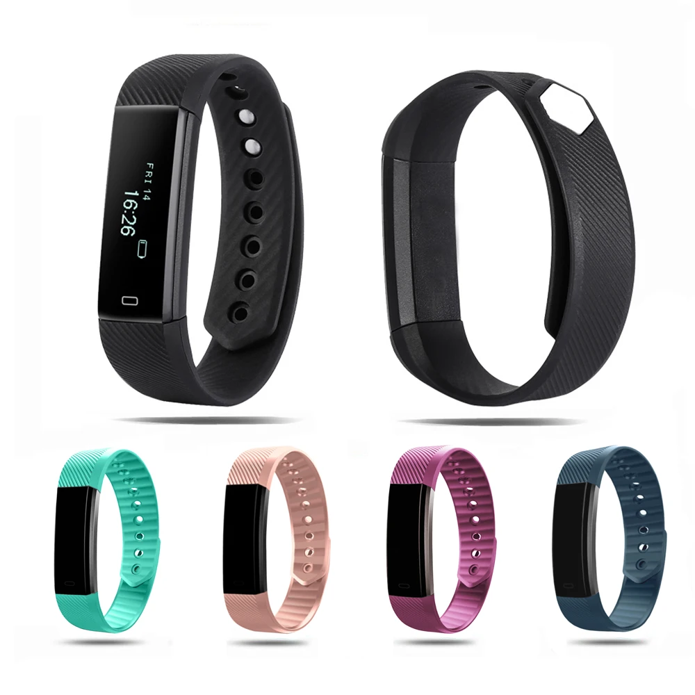 115 Фитнес трекер Bluetooth сердечного ритма анти-потерянный Smart band Смарт Браслет Спорт