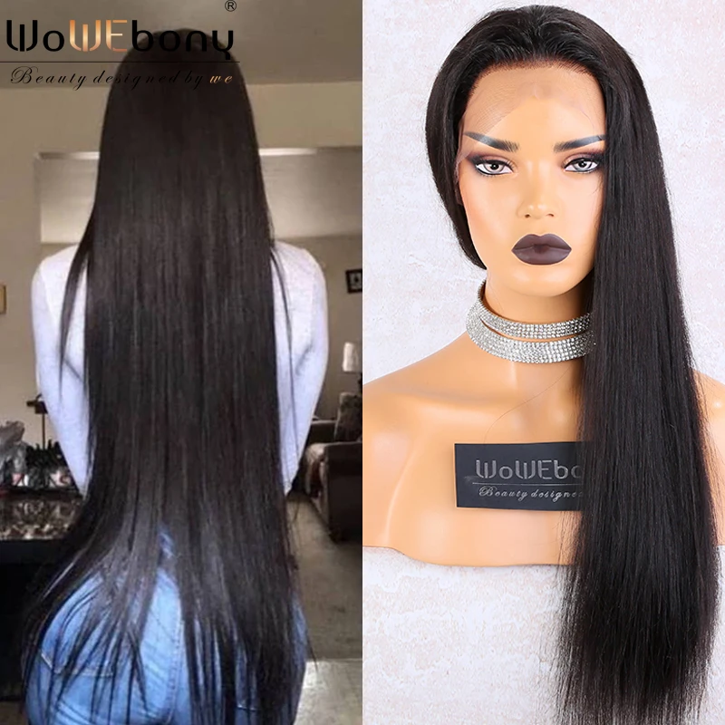 4 5 дюймов глубокая Часть Кружева передние парики бразильские Remy человеческие