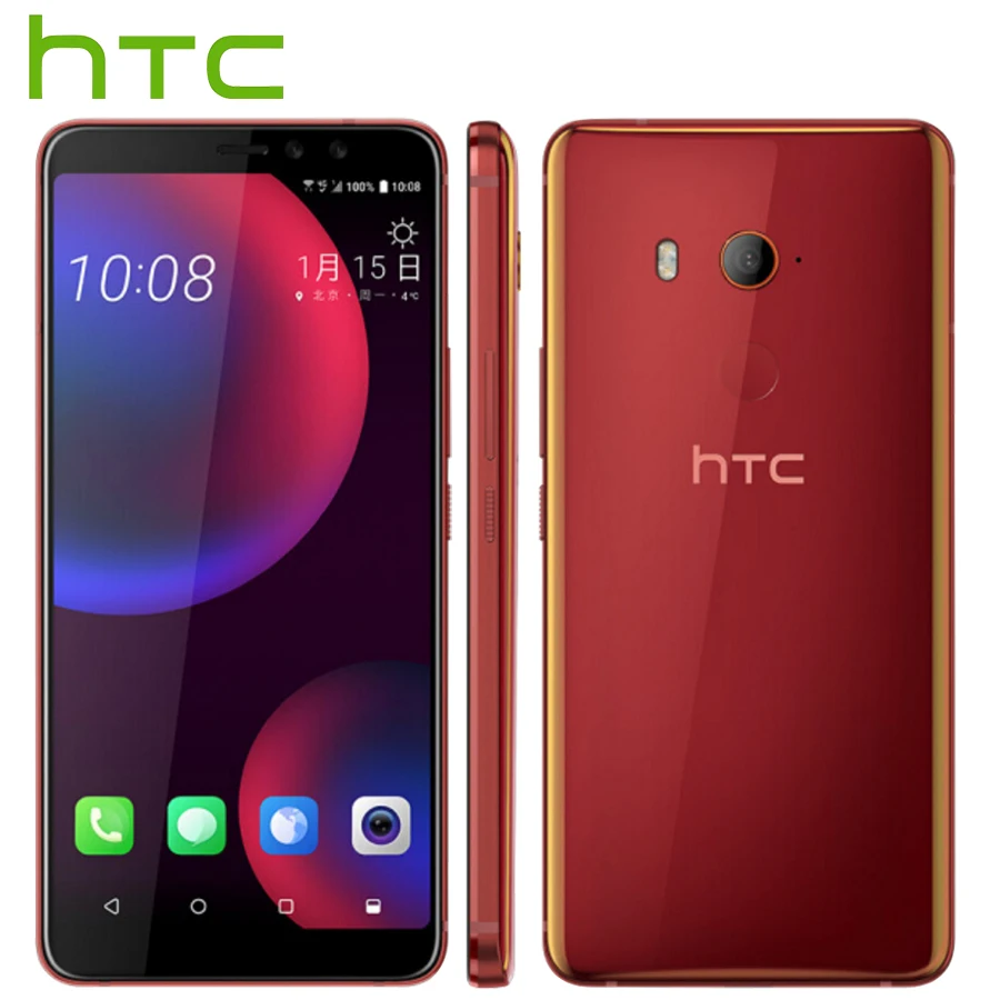 htc U11 глаза 4G LTE мобильный телефон 6," 4 GB Оперативная память 64 Гб Встроенная память Dual SIM Android8.0 Snapdragon652 OctaCore IP67 Callphone NFC