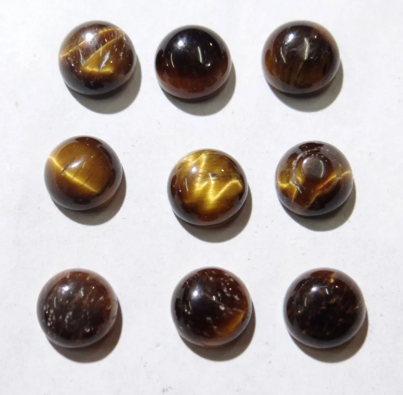 

wholesale 50pcs 6mm Natural Stone Quartz crystal Round shape Cabochons No Hole Beads DIY Jewelry making Accessories