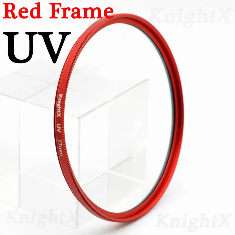 Фильтр KnightX UV MCUV HD для sony nikon canon dslr аксессуары объектива камеры fotografie objectif p500 49 52 55